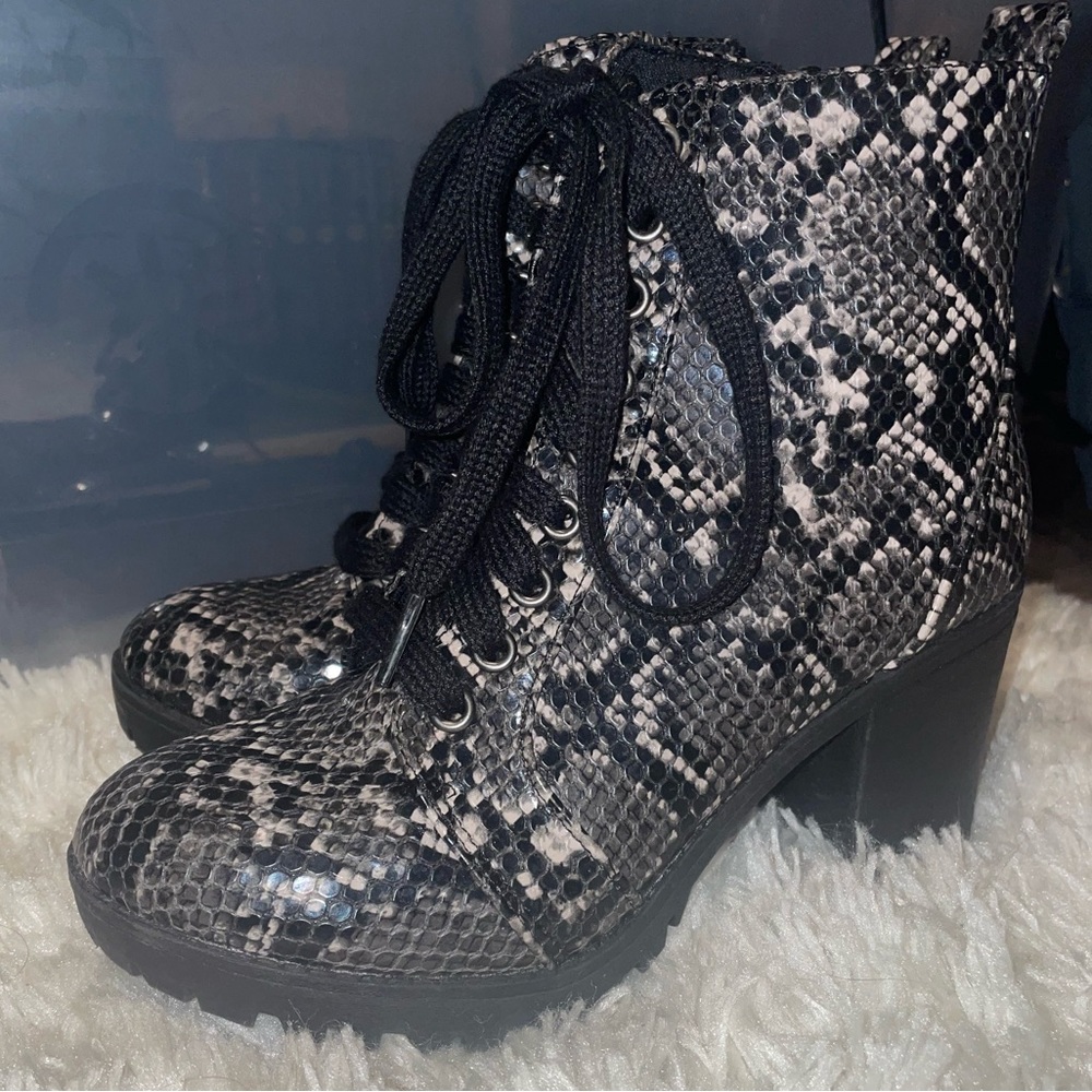 snakeskin boots